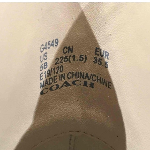 Coach X Tabitha Simmons Jaden Lace Up Booties in Chalk, Size 5 - Picture 11 of 13